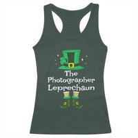 The Photographer Leprechaun Matching Group Racerback Tank Top Festive St Patricks Day Squad Photographers
