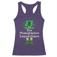 The Photographer Leprechaun Matching Group Racerback Tank Top Festive St Patricks Day Squad Photographers