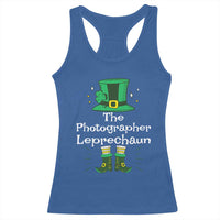 The Photographer Leprechaun Matching Group Racerback Tank Top Festive St Patricks Day Squad Photographers