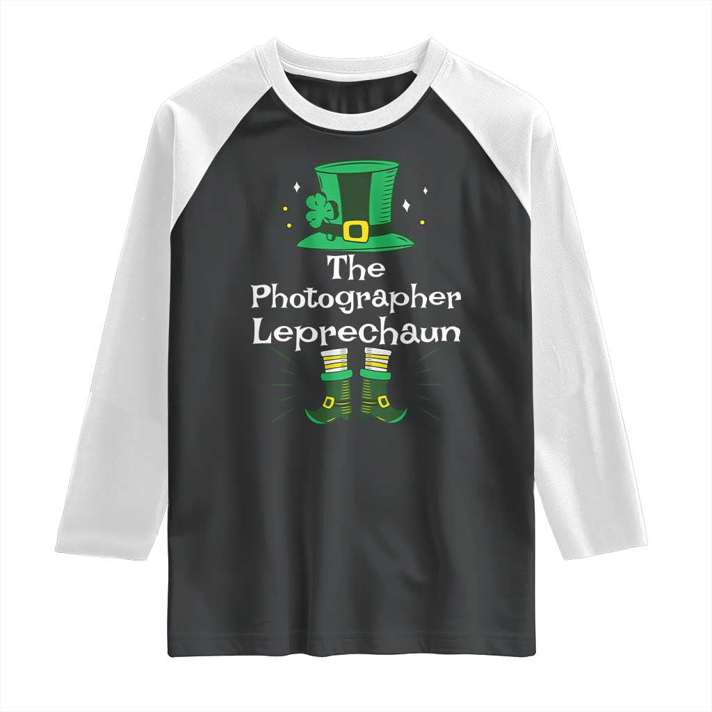The Photographer Leprechaun Matching Group Raglan Shirt Festive St Patricks Day Squad Photographers