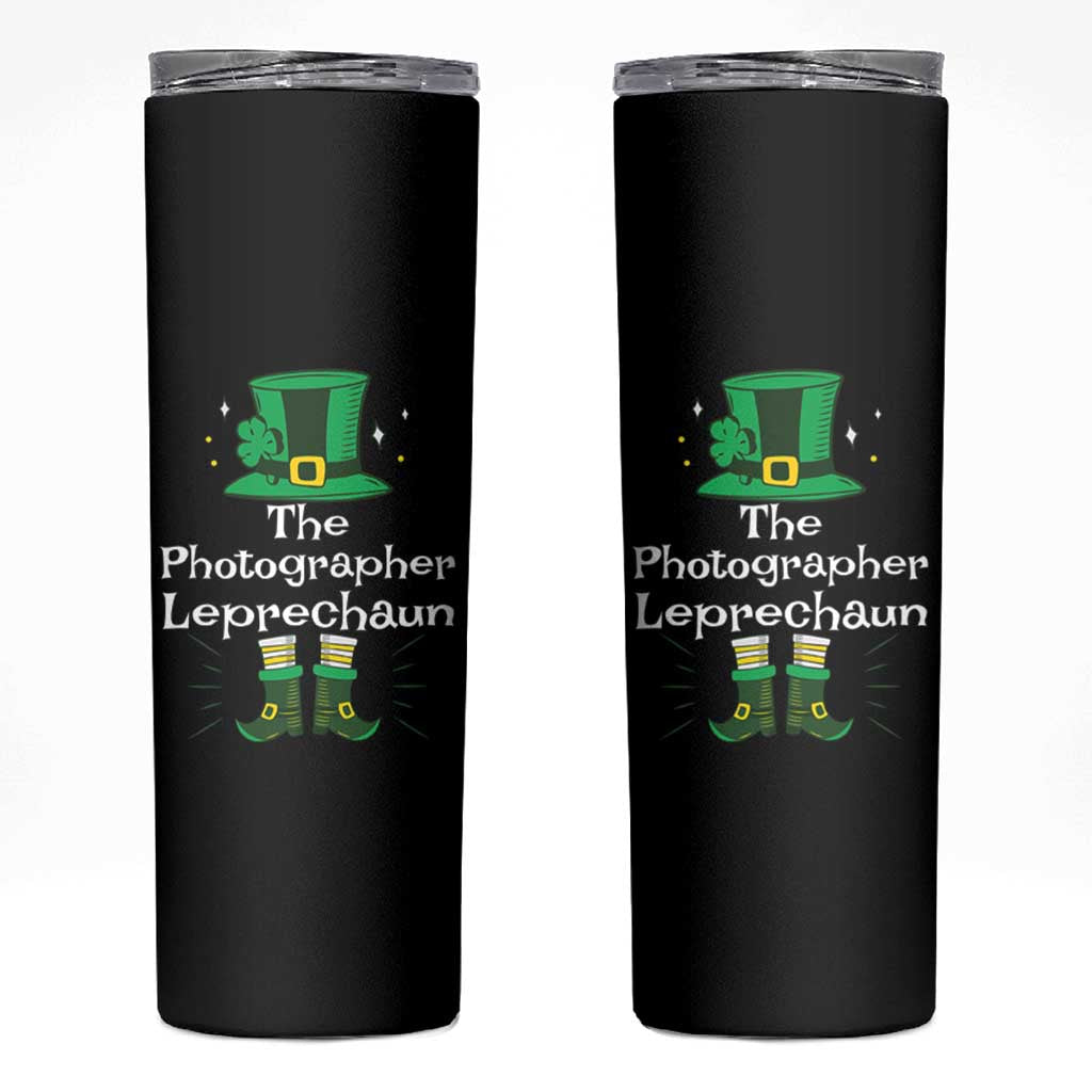 The Photographer Leprechaun Matching Group Skinny Tumbler Festive St Patricks Day Squad Photographers