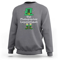 The Photographer Leprechaun Matching Group Sweatshirt Festive St Patricks Day Squad Photographers