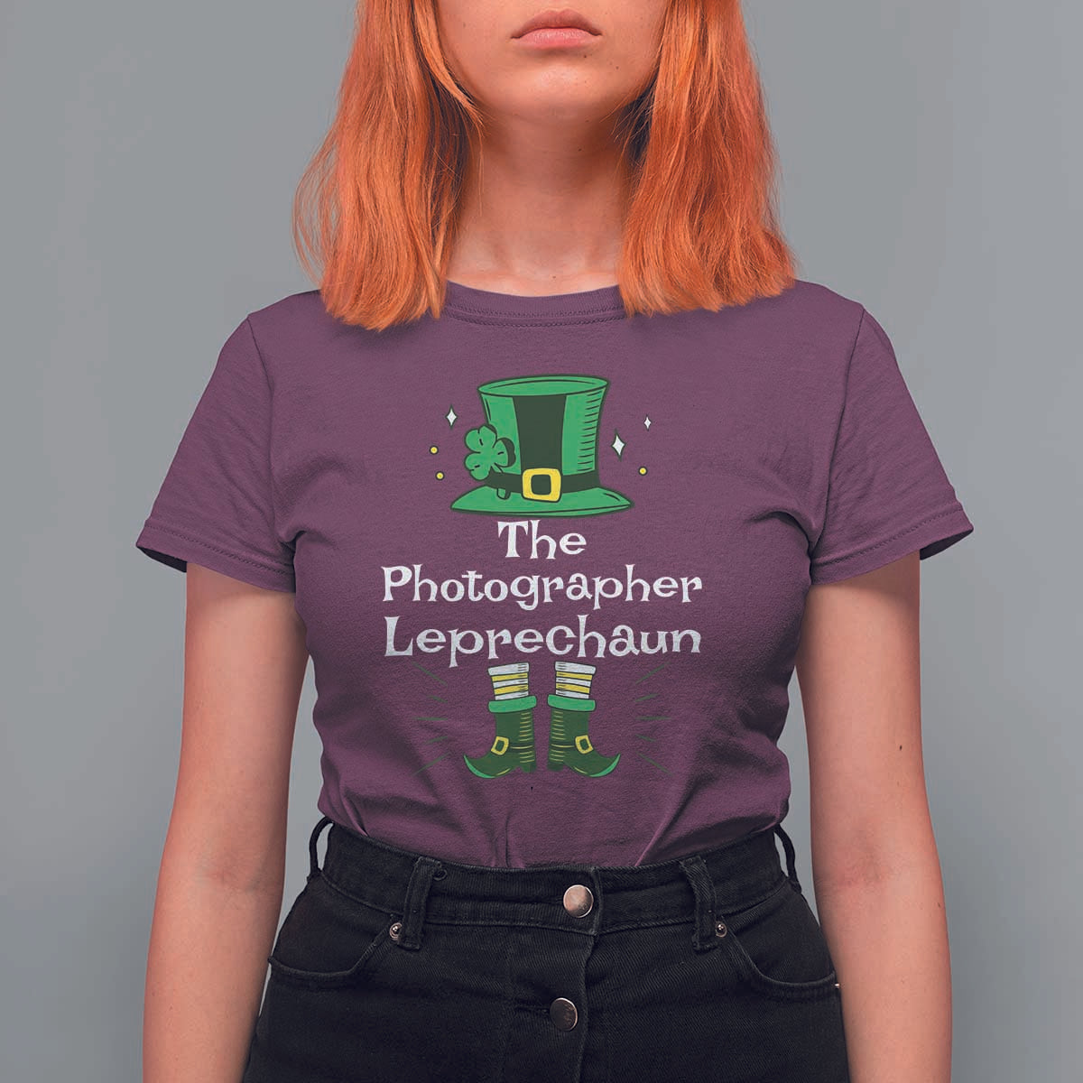 The Photographer Leprechaun Matching Group T Shirt For Women Festive St Patricks Day Squad Photographers