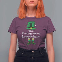 The Photographer Leprechaun Matching Group T Shirt For Women Festive St Patricks Day Squad Photographers