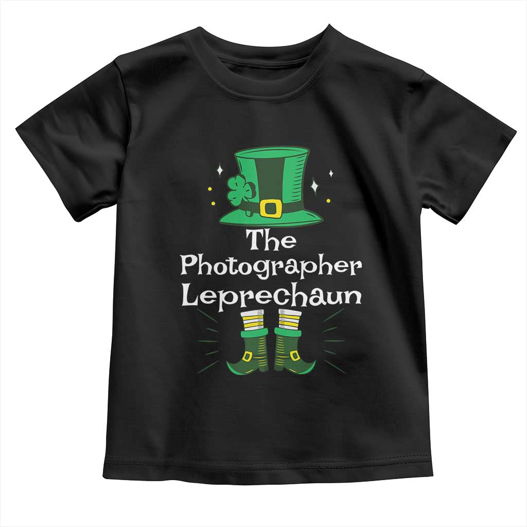 The Photographer Leprechaun Matching Group Toddler T Shirt Festive St Patricks Day Squad Photographers