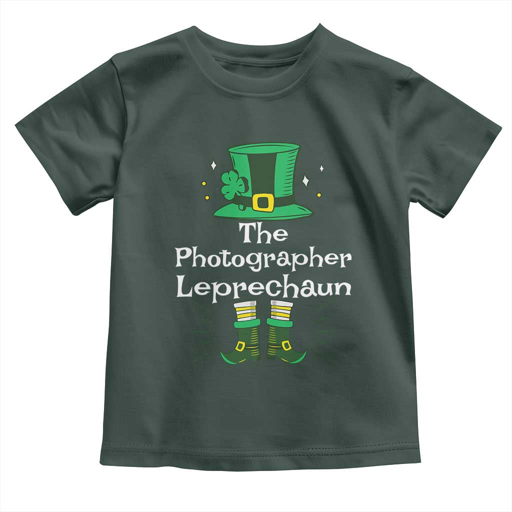 The Photographer Leprechaun Matching Group Toddler T Shirt Festive St Patricks Day Squad Photographers