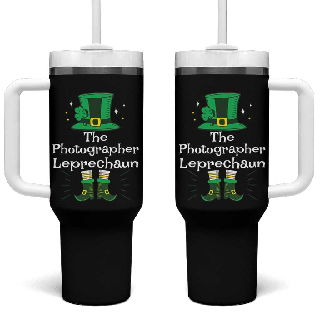 The Photographer Leprechaun Matching Group Tumbler With Handle Festive St Patricks Day Squad Photographers