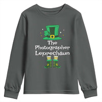 The Photographer Leprechaun Matching Group Youth Sweatshirt Festive St Patricks Day Squad Photographers