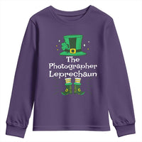 The Photographer Leprechaun Matching Group Youth Sweatshirt Festive St Patricks Day Squad Photographers