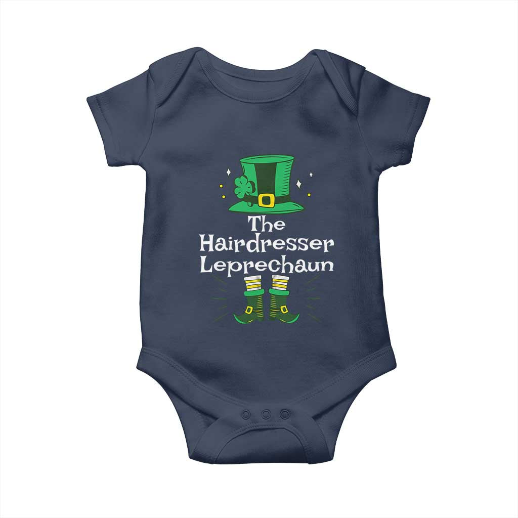 The Hairdresser Leprechaun Matching Group Baby Onesie Festive St Patricks Day Squad Hairdressers