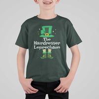 The Hairdresser Leprechaun Matching Group T Shirt For Kid Festive St Patricks Day Squad Hairdressers