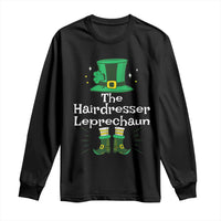 The Hairdresser Leprechaun Matching Group Long Sleeve Shirt Festive St Patricks Day Squad Hairdressers