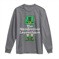 The Hairdresser Leprechaun Matching Group Long Sleeve Shirt Festive St Patricks Day Squad Hairdressers