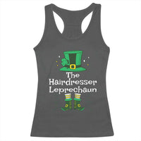 The Hairdresser Leprechaun Matching Group Racerback Tank Top Festive St Patricks Day Squad Hairdressers