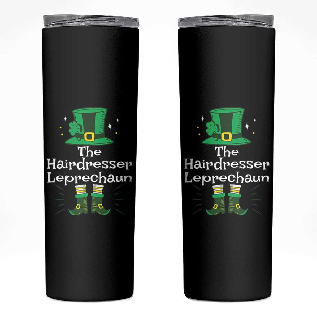The Hairdresser Leprechaun Matching Group Skinny Tumbler Festive St Patricks Day Squad Hairdressers