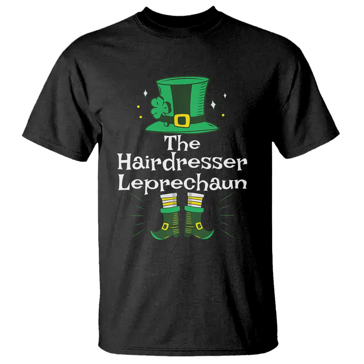 The Hairdresser Leprechaun Matching Group T Shirt Festive St Patricks Day Squad Hairdressers