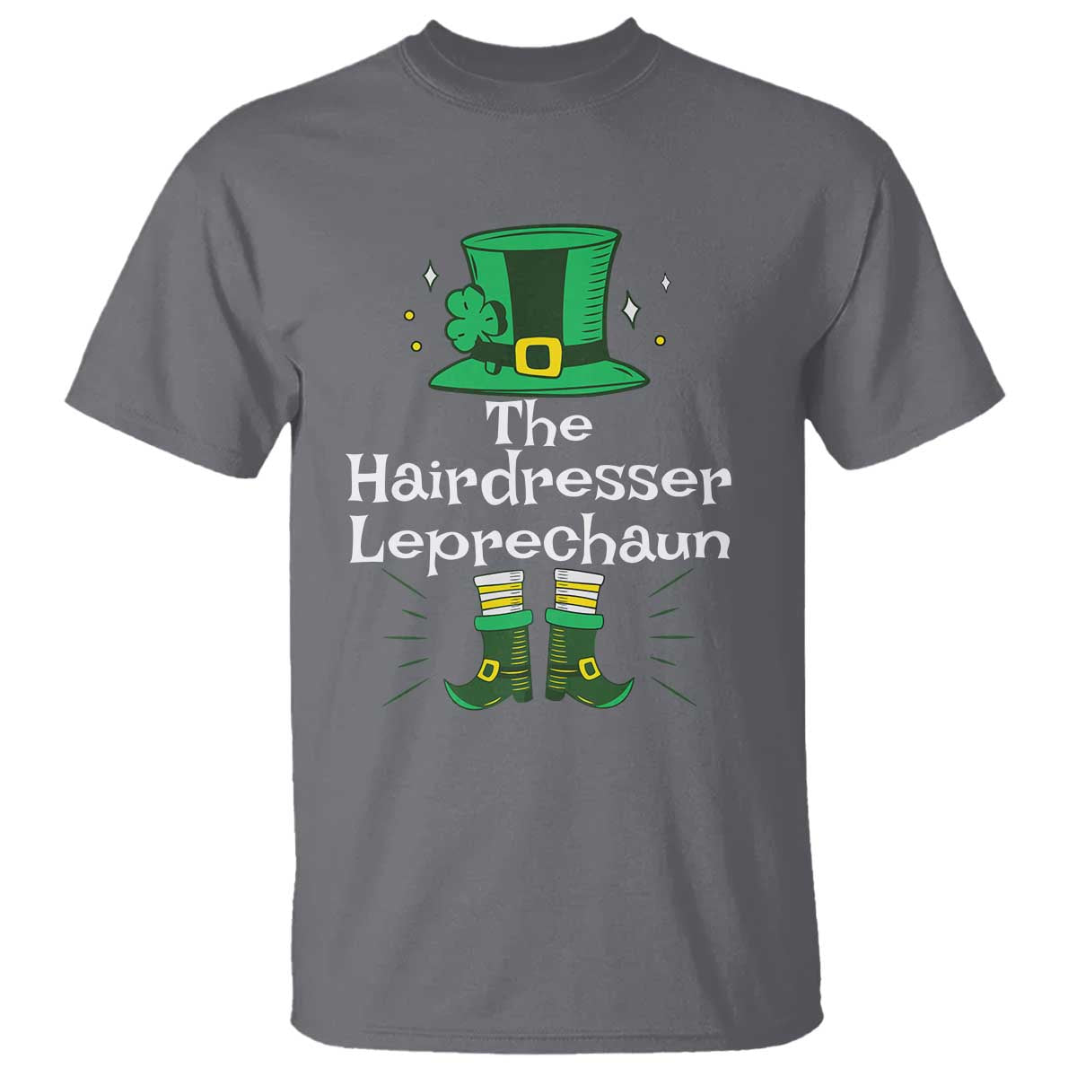 The Hairdresser Leprechaun Matching Group T Shirt Festive St Patricks Day Squad Hairdressers