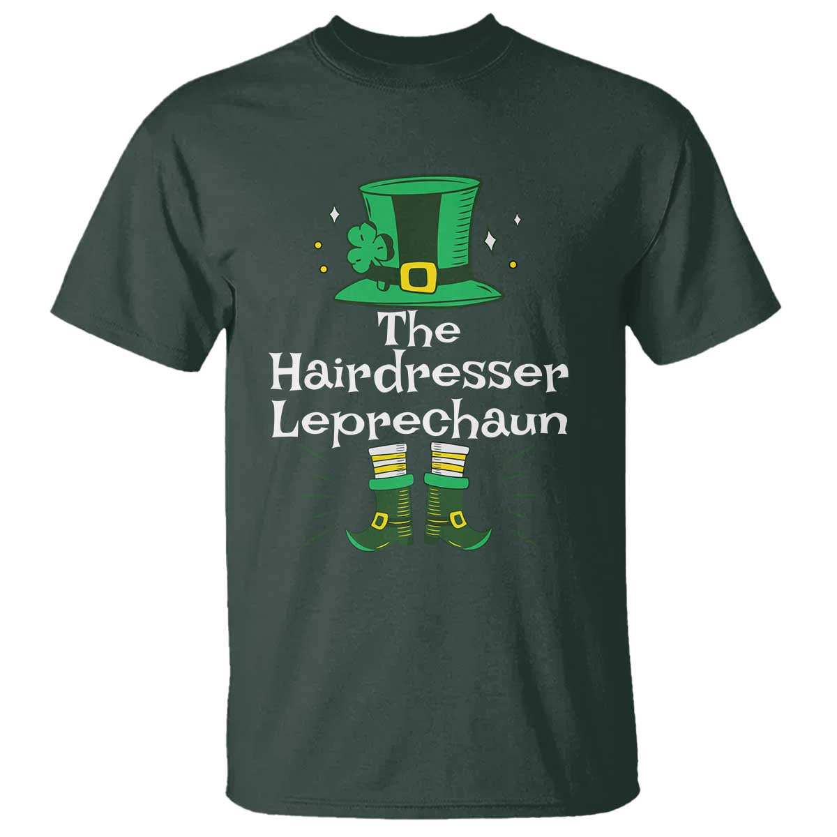 The Hairdresser Leprechaun Matching Group T Shirt Festive St Patricks Day Squad Hairdressers