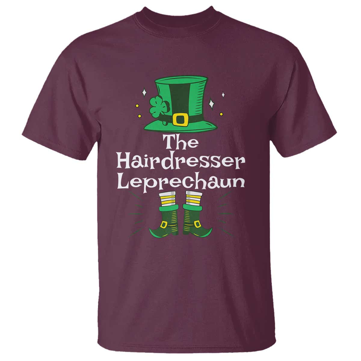 The Hairdresser Leprechaun Matching Group T Shirt Festive St Patricks Day Squad Hairdressers