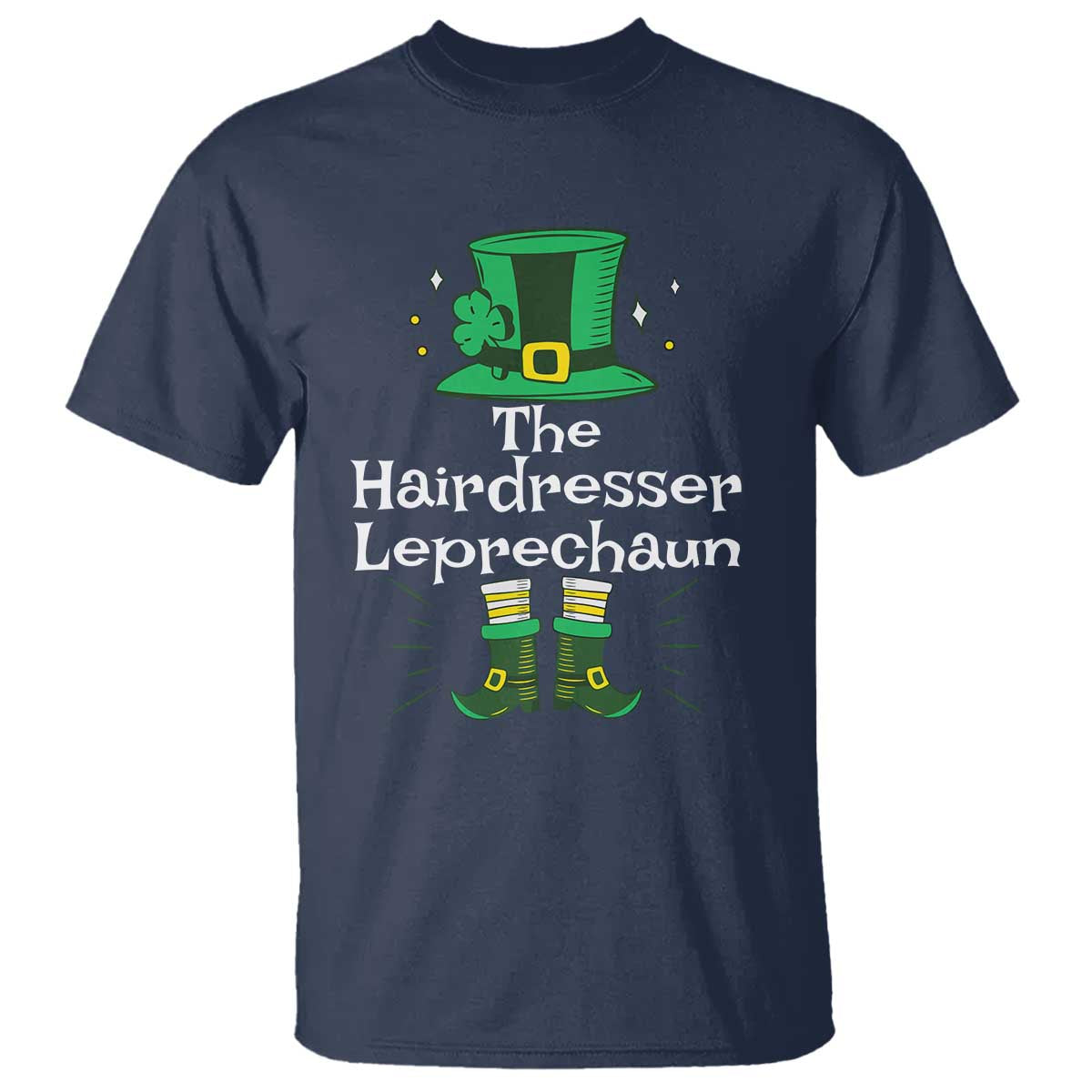 The Hairdresser Leprechaun Matching Group T Shirt Festive St Patricks Day Squad Hairdressers