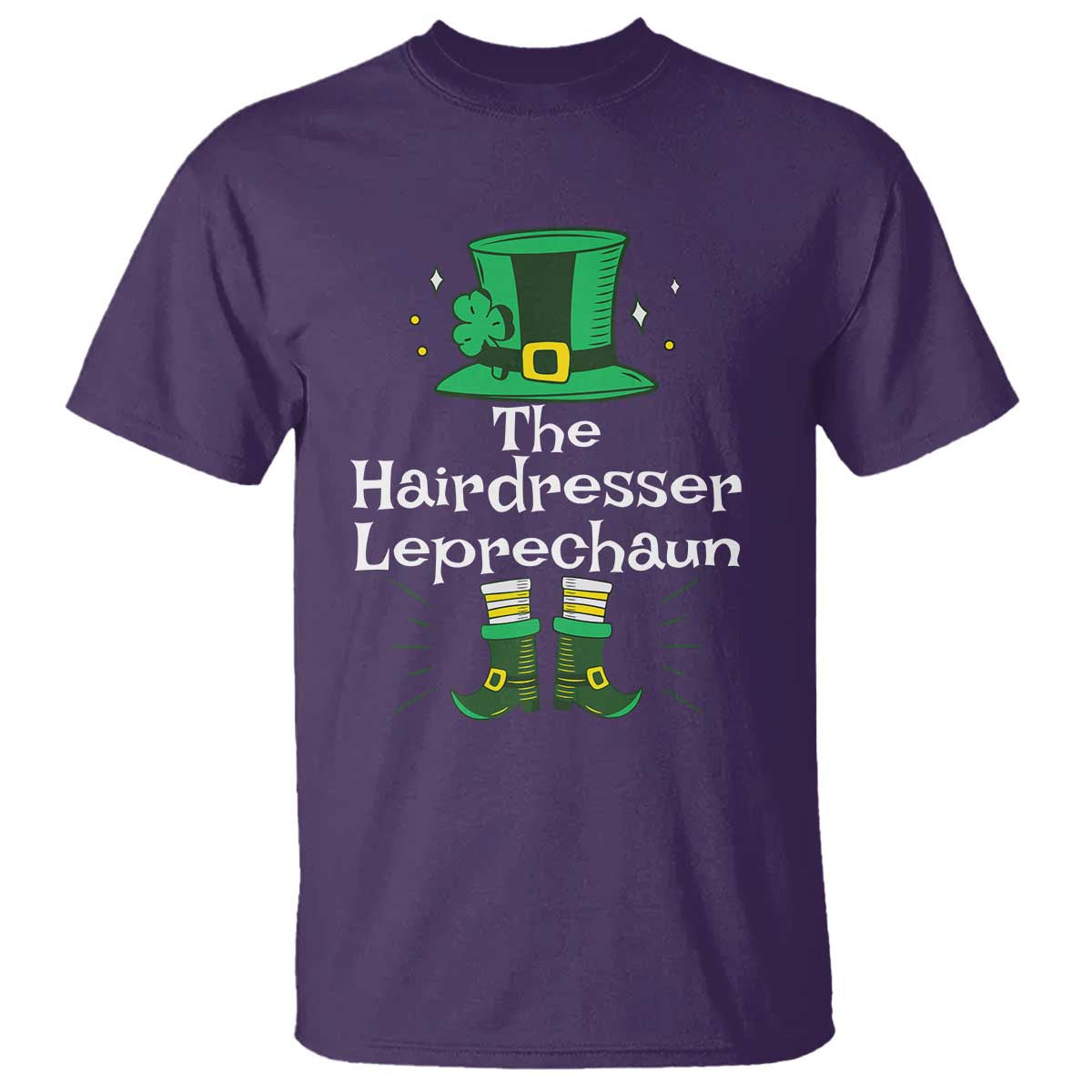 The Hairdresser Leprechaun Matching Group T Shirt Festive St Patricks Day Squad Hairdressers