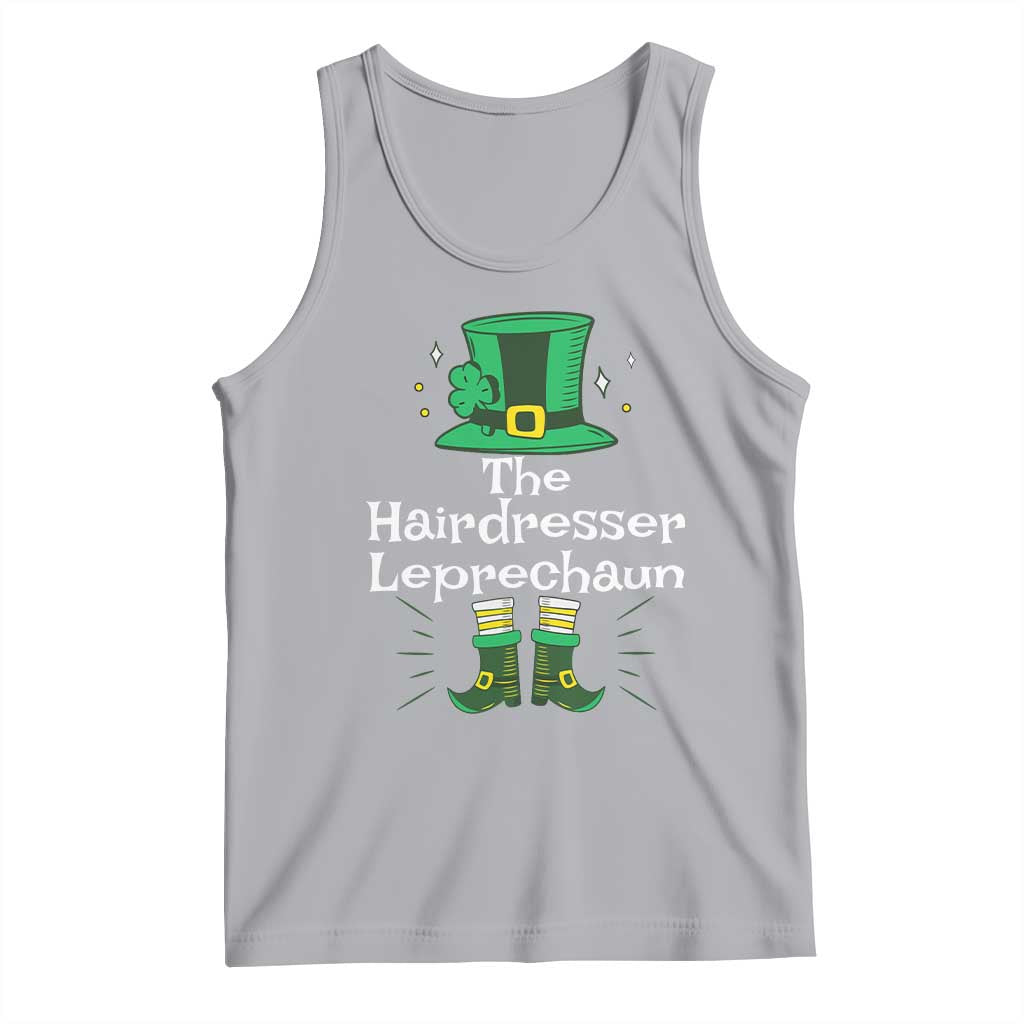 The Hairdresser Leprechaun Matching Group Tank Top Festive St Patricks Day Squad Hairdressers