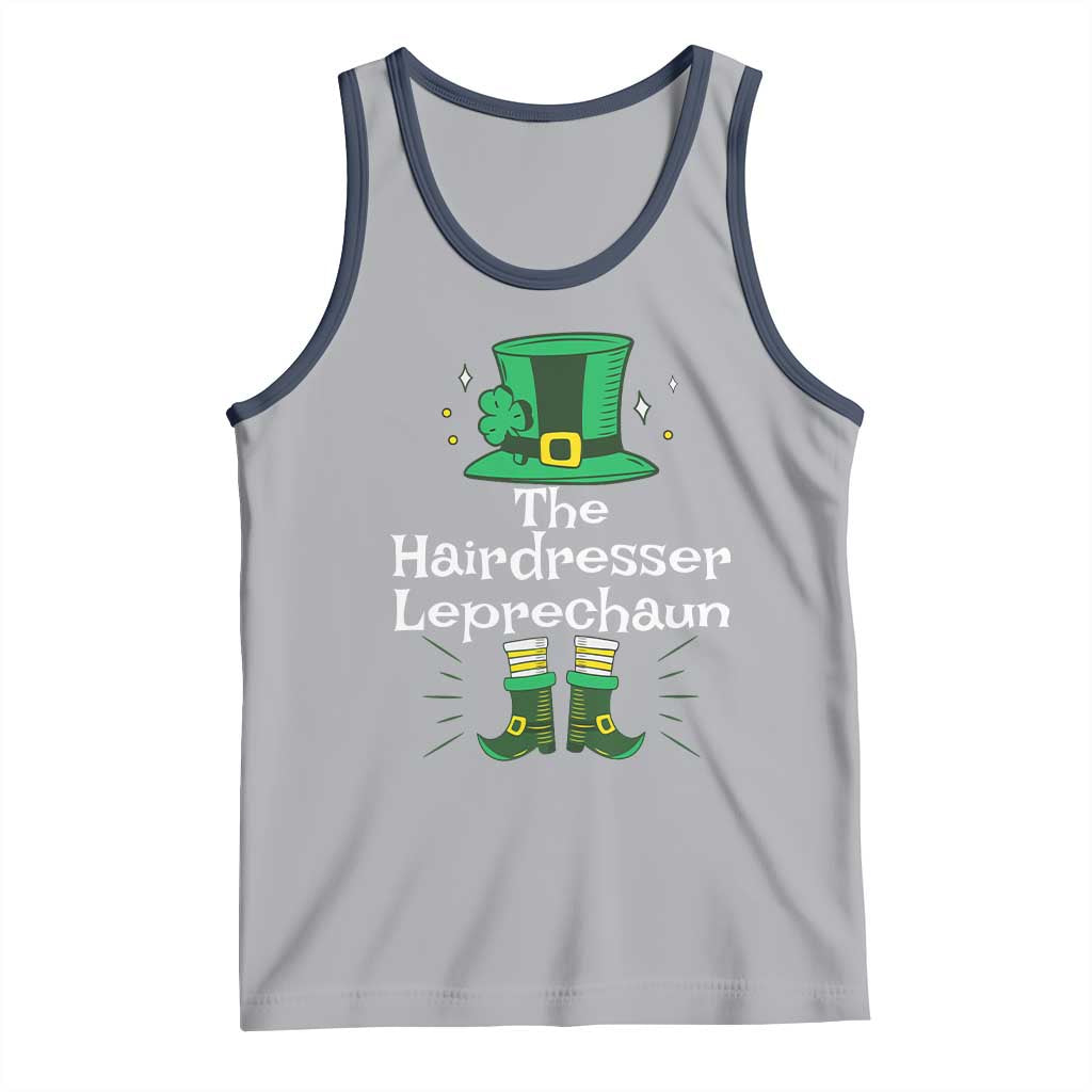 The Hairdresser Leprechaun Matching Group Tank Top Festive St Patricks Day Squad Hairdressers
