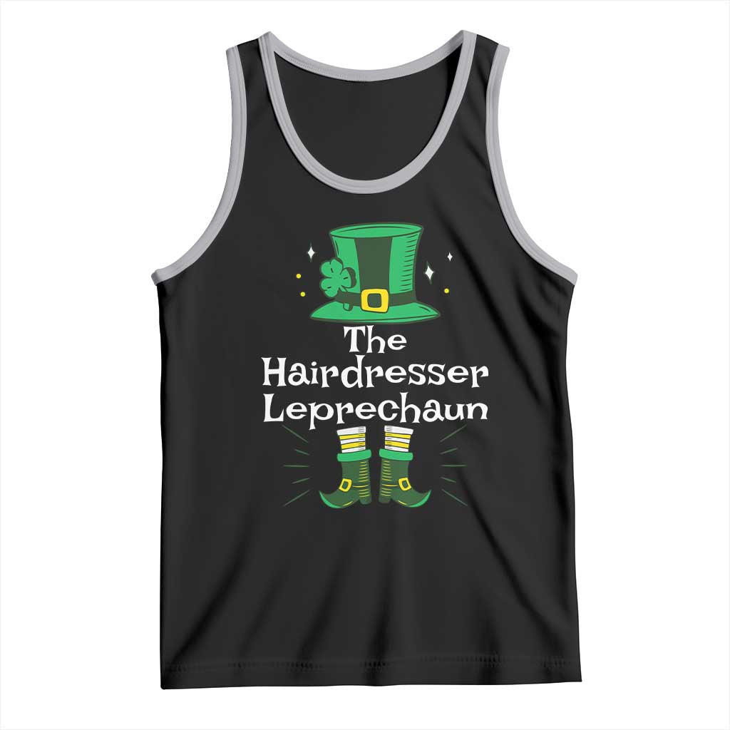 The Hairdresser Leprechaun Matching Group Tank Top Festive St Patricks Day Squad Hairdressers