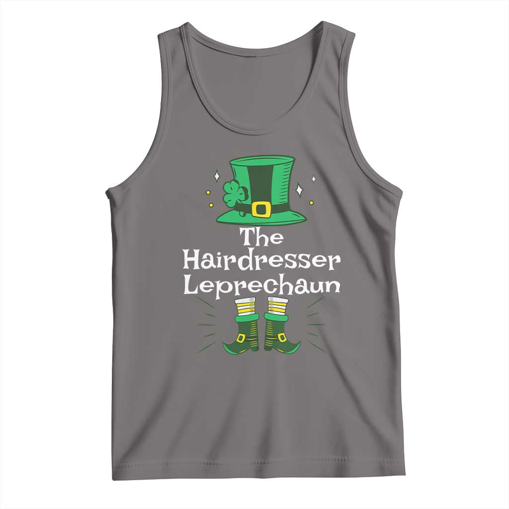 The Hairdresser Leprechaun Matching Group Tank Top Festive St Patricks Day Squad Hairdressers