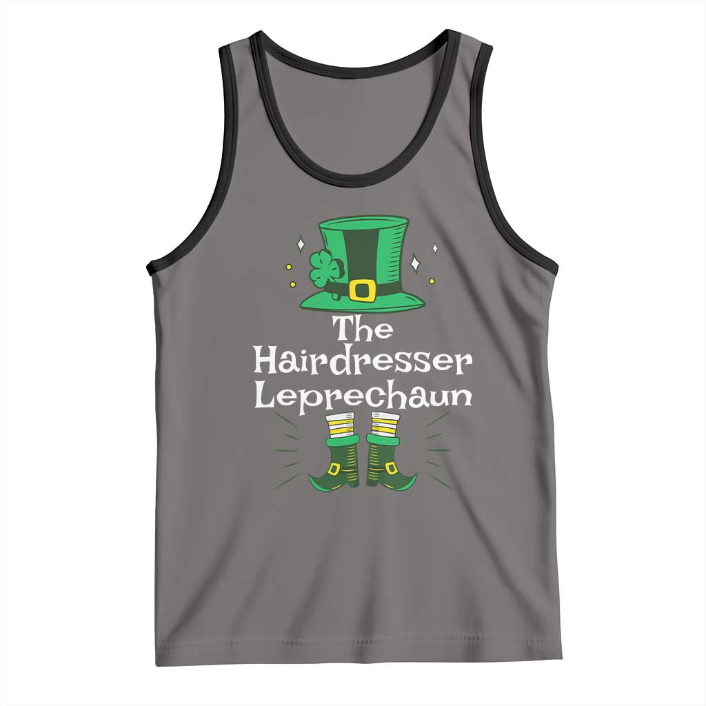 The Hairdresser Leprechaun Matching Group Tank Top Festive St Patricks Day Squad Hairdressers