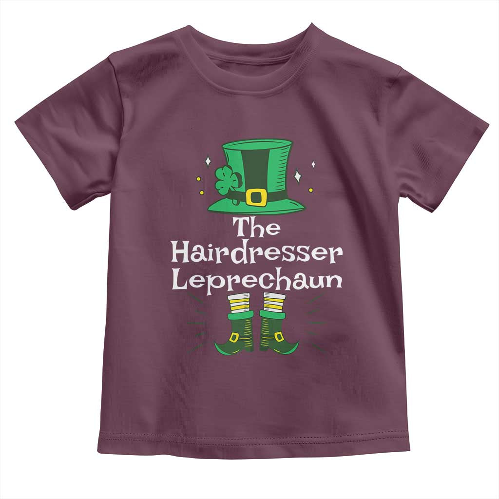 The Hairdresser Leprechaun Matching Group Toddler T Shirt Festive St Patricks Day Squad Hairdressers