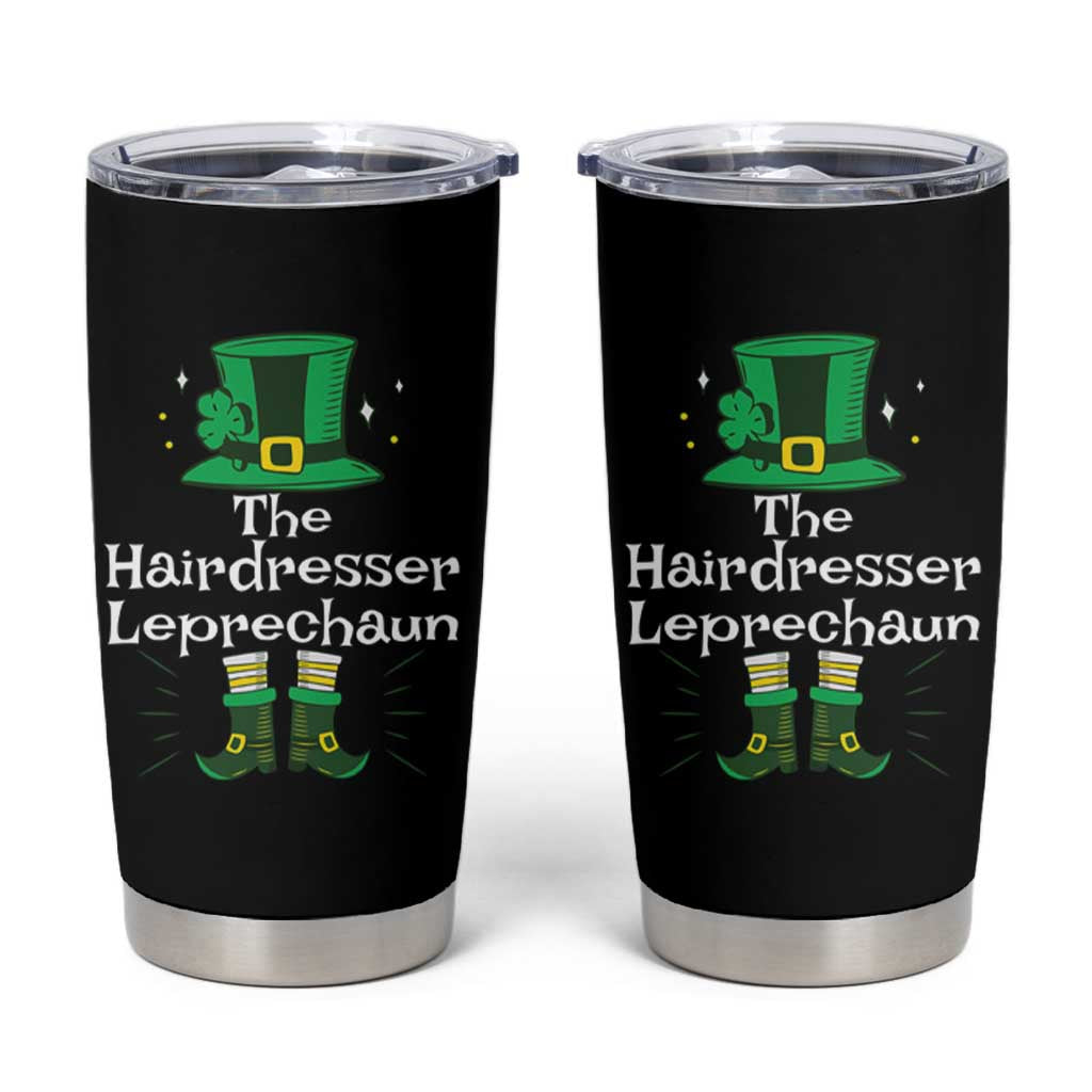 The Hairdresser Leprechaun Matching Group Tumbler Cup Festive St Patricks Day Squad Hairdressers