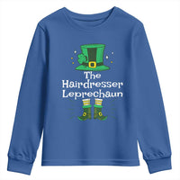 The Hairdresser Leprechaun Matching Group Youth Sweatshirt Festive St Patricks Day Squad Hairdressers