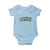 St Patricks Day Lucky Shamrock Baby Onesie Vintage Minimalist