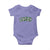 St Patricks Day Lucky Shamrock Baby Onesie Vintage Minimalist