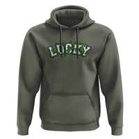 St Patricks Day Lucky Shamrock Hoodie Vintage Minimalist