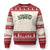 St Patricks Day Lucky Shamrock Ugly Christmas Sweater Vintage Minimalist - Wonder Print Shop