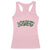 St Patricks Day Lucky Shamrock Racerback Tank Top Vintage Minimalist