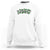 St Patricks Day Lucky Shamrock Sweatshirt Vintage Minimalist