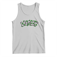 St Patricks Day Lucky Shamrock Tank Top Vintage Minimalist