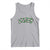 St Patricks Day Lucky Shamrock Tank Top Vintage Minimalist