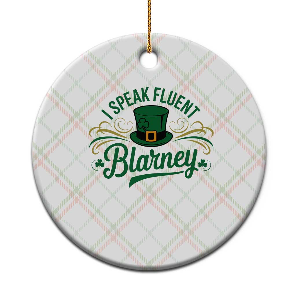 I Speak The Blarney Ceramic Ornament Funny Irish St. Patrick’s Day - Wonder Print Shop