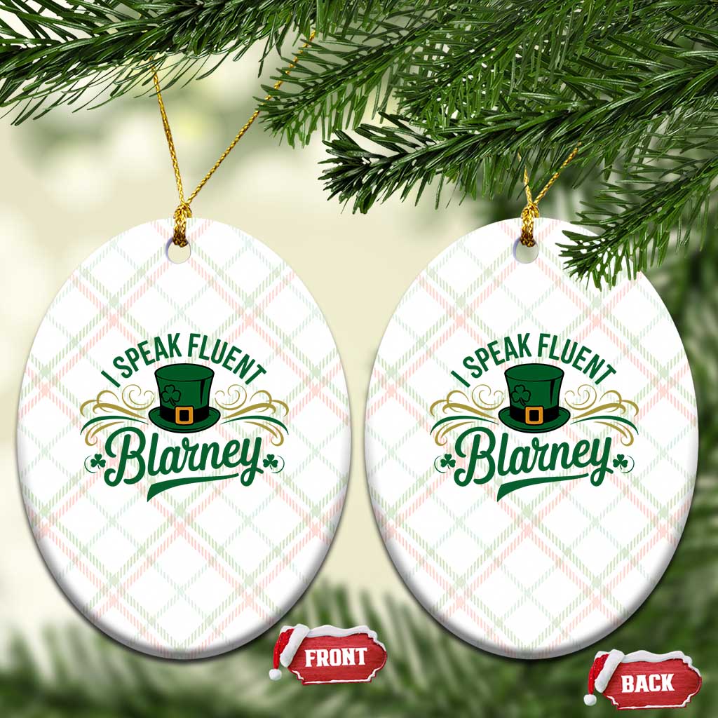 I Speak The Blarney Ceramic Ornament Funny Irish St. Patrick’s Day - Wonder Print Shop