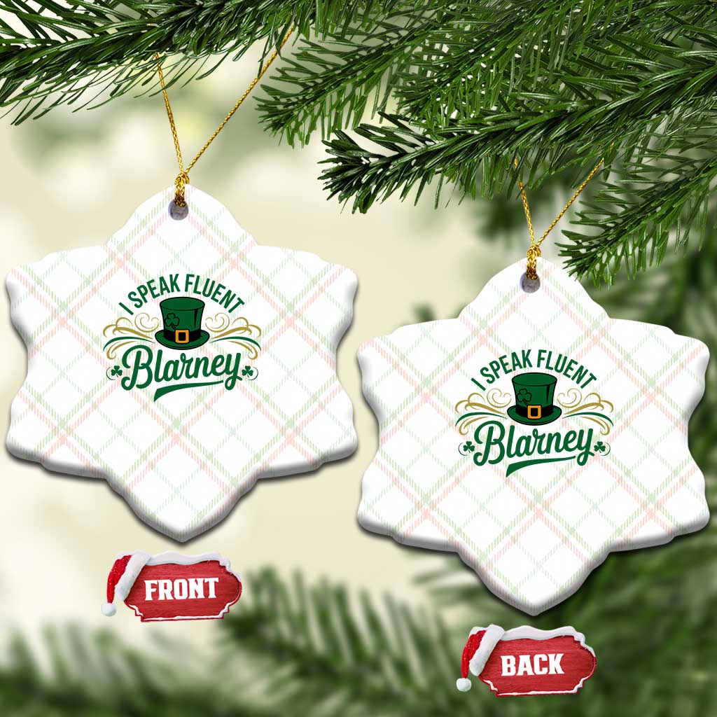 I Speak The Blarney Ceramic Ornament Funny Irish St. Patrick’s Day - Wonder Print Shop