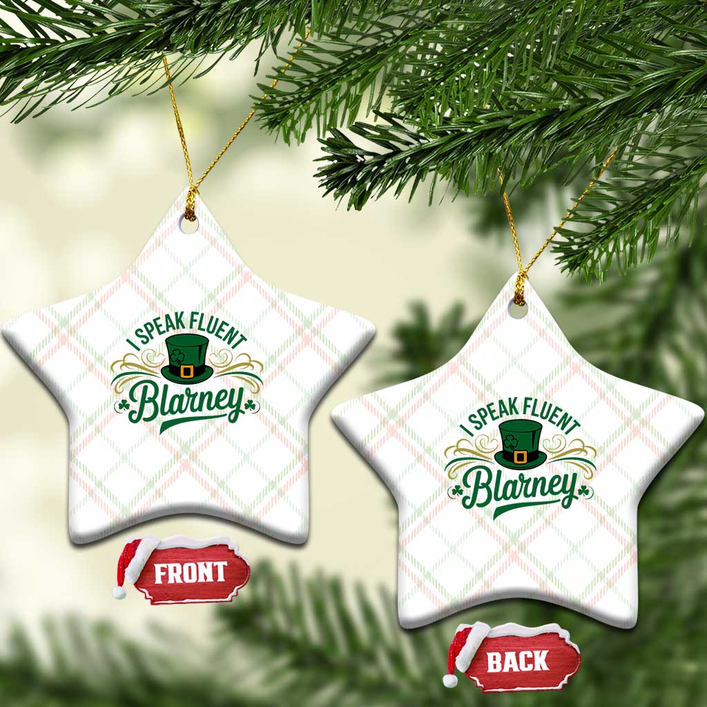 I Speak The Blarney Ceramic Ornament Funny Irish St. Patrick’s Day - Wonder Print Shop