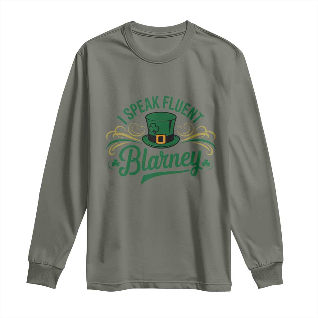I Speak The Blarney Long Sleeve Shirt Funny Irish St. Patrick’s Day