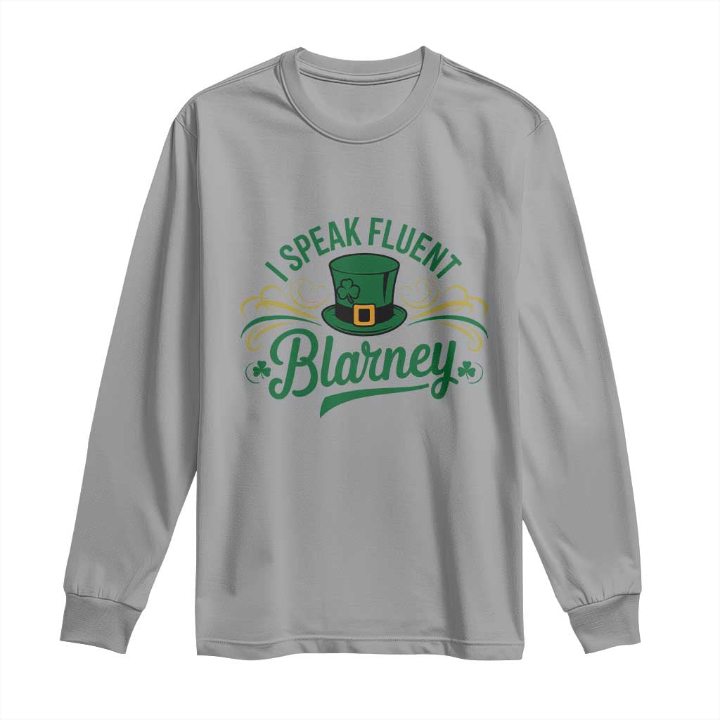 I Speak The Blarney Long Sleeve Shirt Funny Irish St. Patrick’s Day