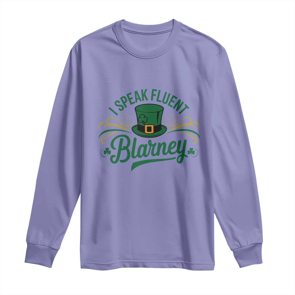 I Speak The Blarney Long Sleeve Shirt Funny Irish St. Patrick’s Day