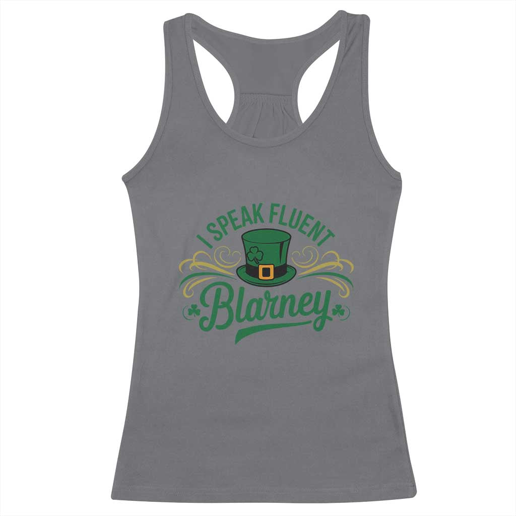 I Speak The Blarney Racerback Tank Top Funny Irish St. Patrick’s Day