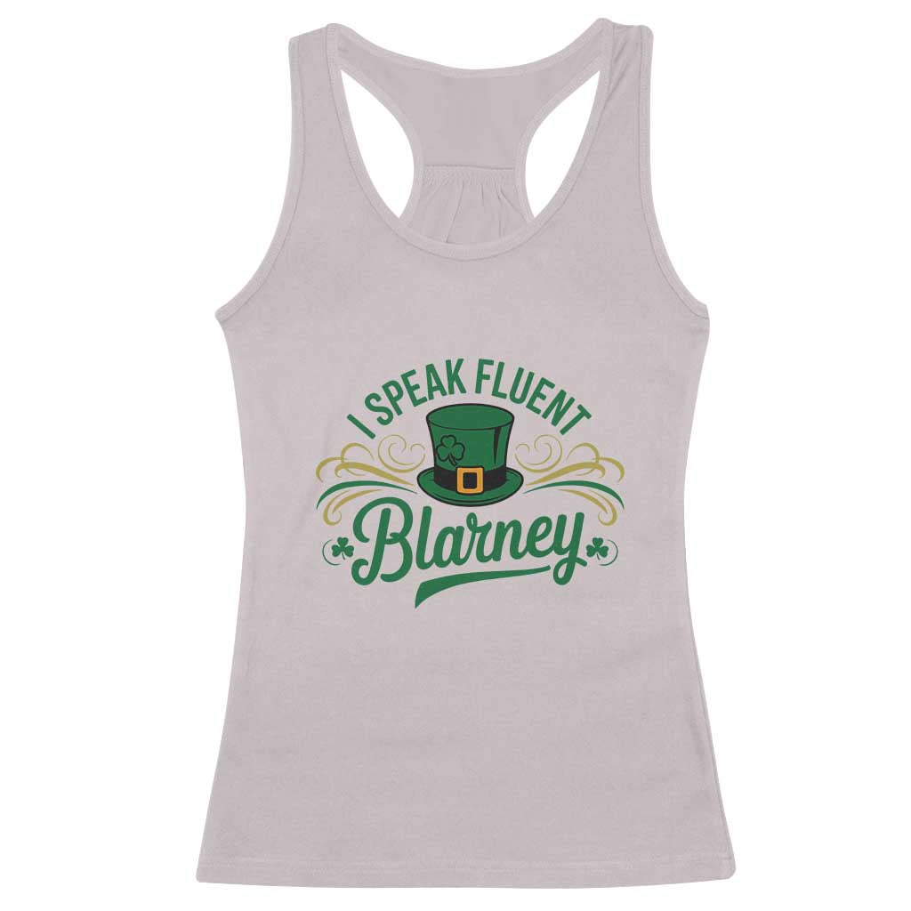 I Speak The Blarney Racerback Tank Top Funny Irish St. Patrick’s Day